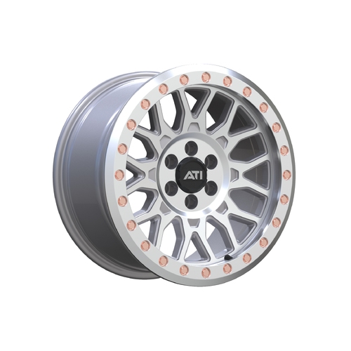 AT-01 17X8.5 HYBRID BEADLOCK WHEEL - MACHINED (6X114.3)