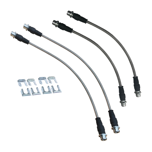 ATI EXTENDED BRAIDED BRAKE LINE KIT - TOYOTA N70/N80 HILUX ABS