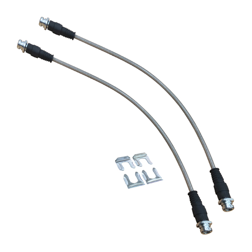 ATI EXTENDED BRAIDED BRAKE LINES - REAR - TOYOTA N70/N80 HILUX ABS