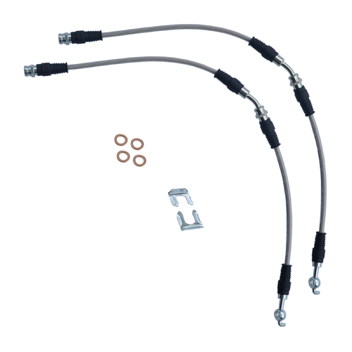 ATI EXTENDED BRAIDED BRAKE LINES - FRONT - FORD PX RANGER/MAZDA BT50 2011-2022