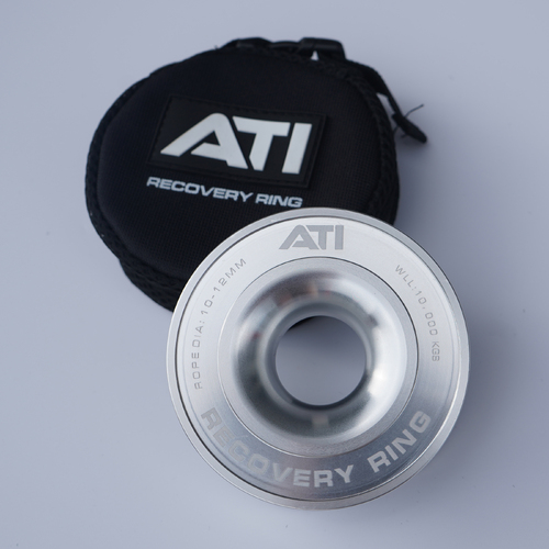 ATI 10,000KG ALLOY RECOVERY RING - SILVER