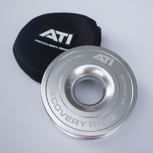 ATI 15,000KG ALLOY RECOVERY RING - SILVER